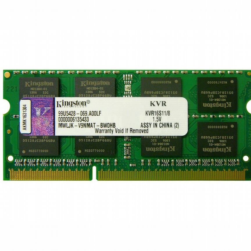 [KVR16S11/8] Оперативная Память Kingston Ddr3 8gb Kvr16s11/8