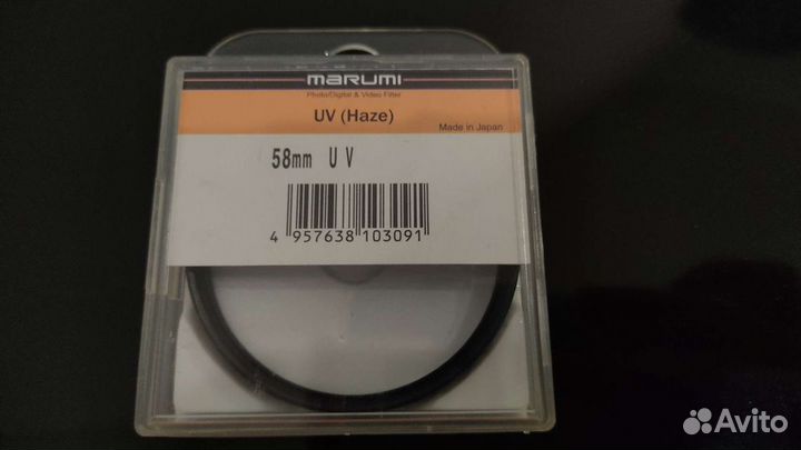 Фильтр для камеры Marumi UV Haze 58 mm