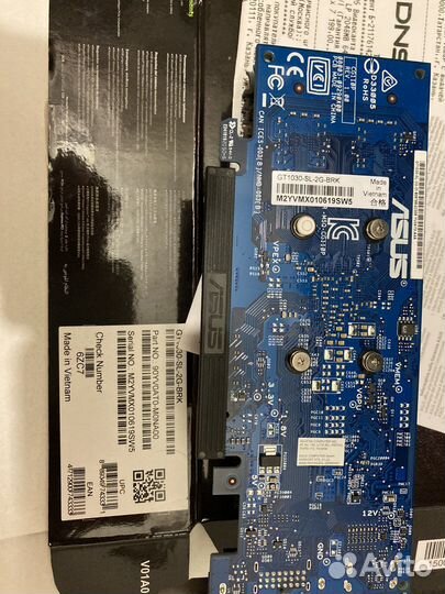 Видеокарта asus nvidia geforce 1030