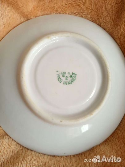 Блюдца Корея фарфор