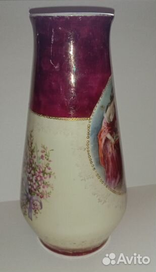 Антикварная ваза, вазочка, фарфор