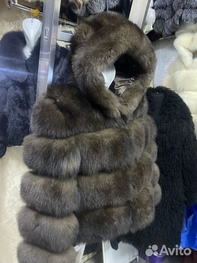 Натуральная шуба из песца все цвета