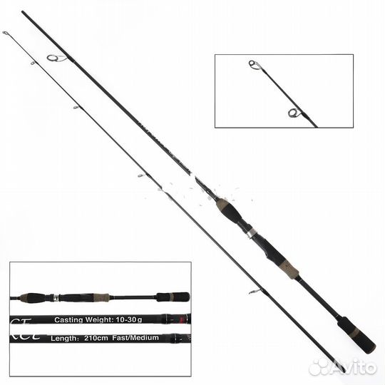 Спиннинг штекерный SkyFish Triforse 2.1м 10-30г