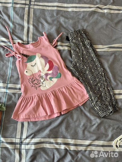 Пакет одежды на девочку 98 104