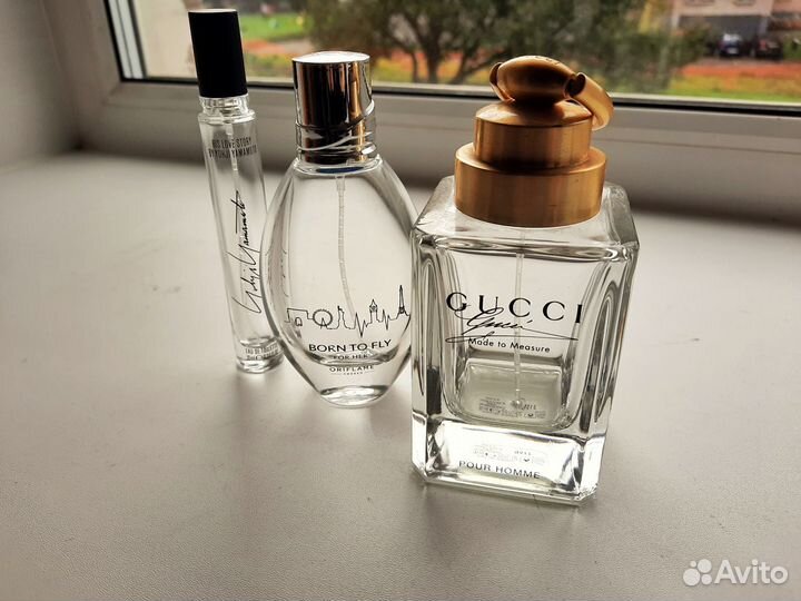 Флаконы из-под духов в ассортименте