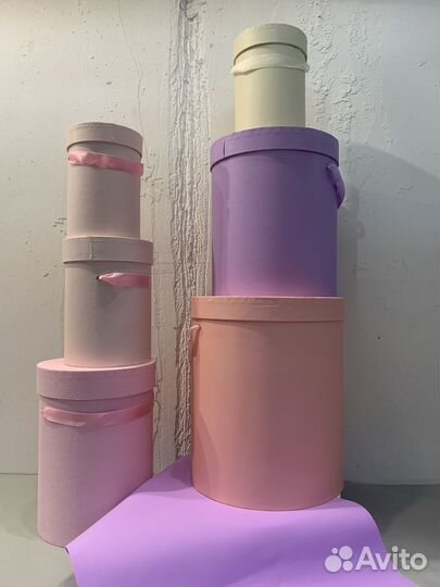 Растения, коробки для цветов, шляпные коробки