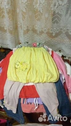 Большой пакет одежды для девочки 104-134