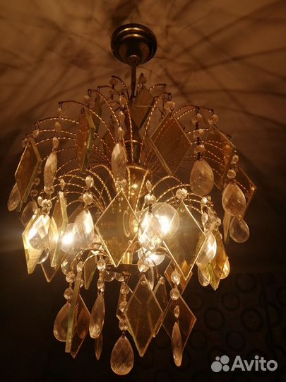 Люстра потолочная бу