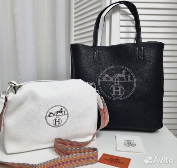 Сумка женская двухсторонняя 2 в1 Hermes