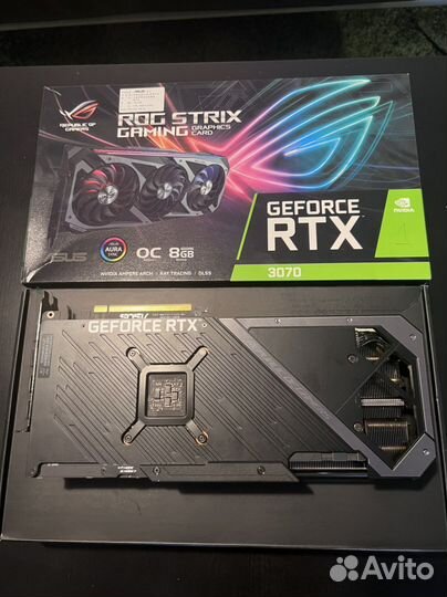 Видеокарта asus rog strix rtx 3070