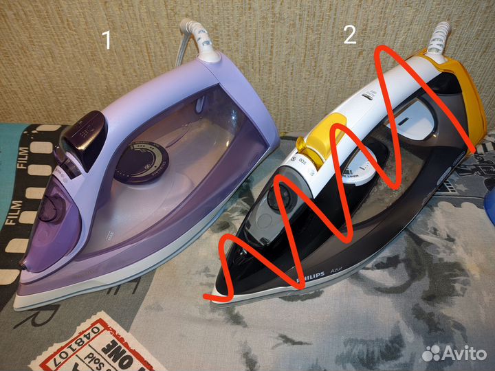 Утюг Philips azur и Tefal