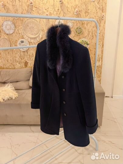 Пальто женское 44 46 шерсть кашемир