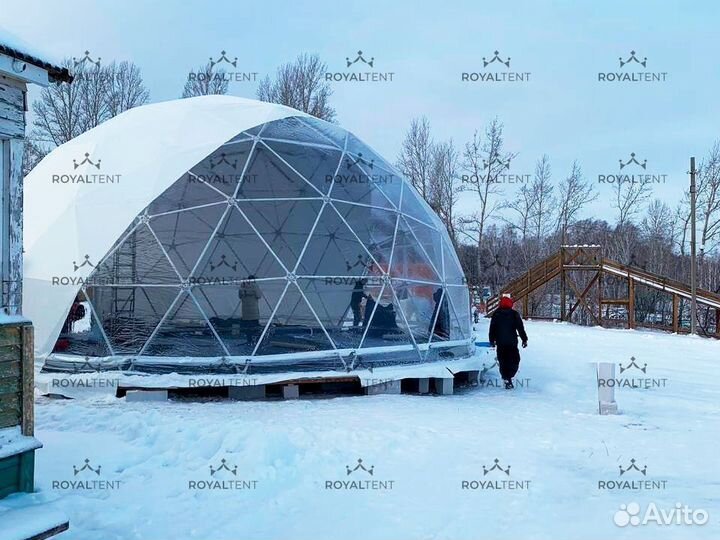 Шатер купольный на 100 человек под ключ