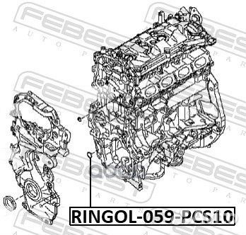 Кольцо уплотнительное маслоохладителя PCS 10
