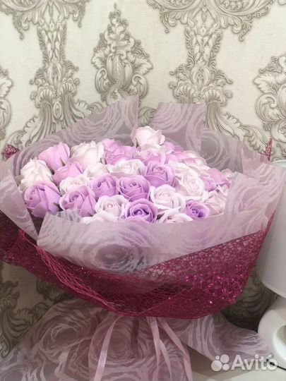 Мыльные розы 50 шт