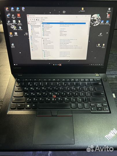 Ноутбук ThinkPad T470 8gb 256gb NVMe Сенсорный