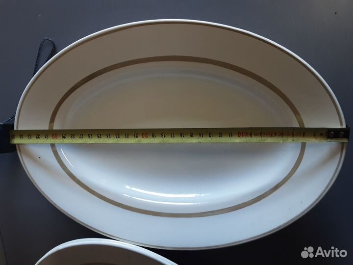 Блюдо большое овальное СССР