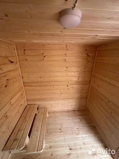 Баня каркасная 6 на 2.3
