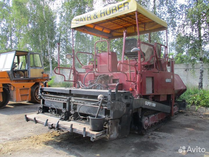Асфальтобетоноукладчик Vogele SUPER 1800-2, 1993