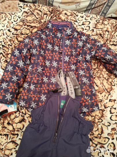 Детский зимний комбинезон на девочку