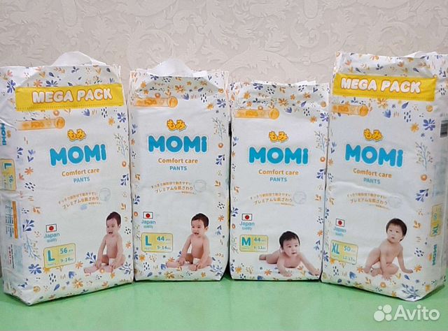 Подгузники и трусики momi comfort care