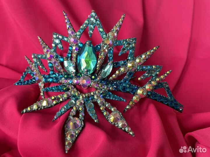 Украшение на пучок,тика,коронка на голову