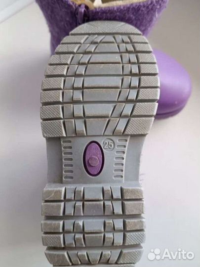 Ботинки зимние для девочки 24 размер