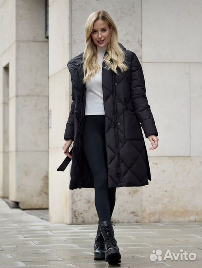 Пуховик женский стеганый зимний новый с биркой