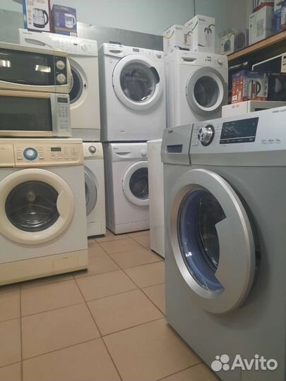 Стиральная машина есть выбор с гарантией 6 мес