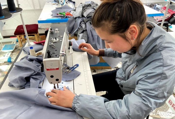 Швейный цех с заказами и сотрудниками