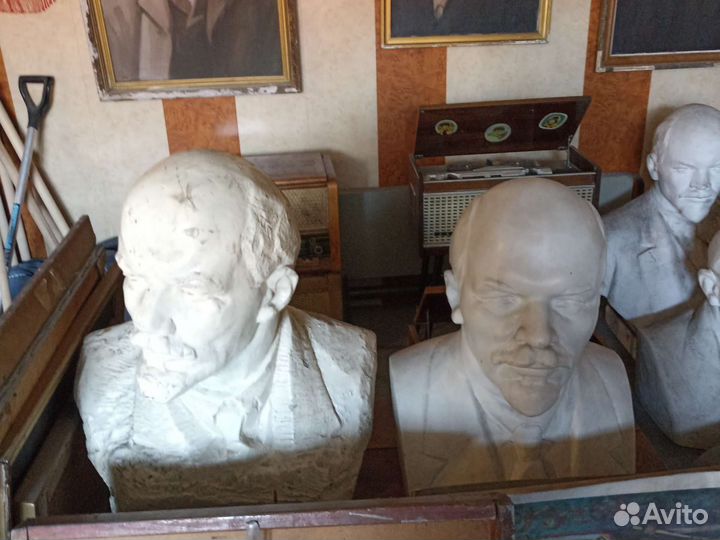 Бюст ленина большой гипс