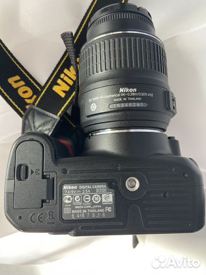 Зеркальный фотоаппарат nikon d3100