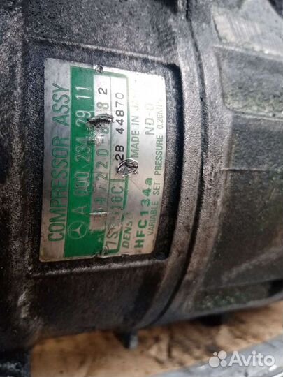 Компрессор кондиционера мерседес 210 01г