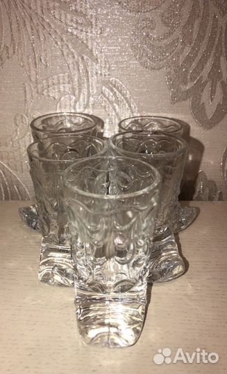 Рюмка хрустальная сапожек