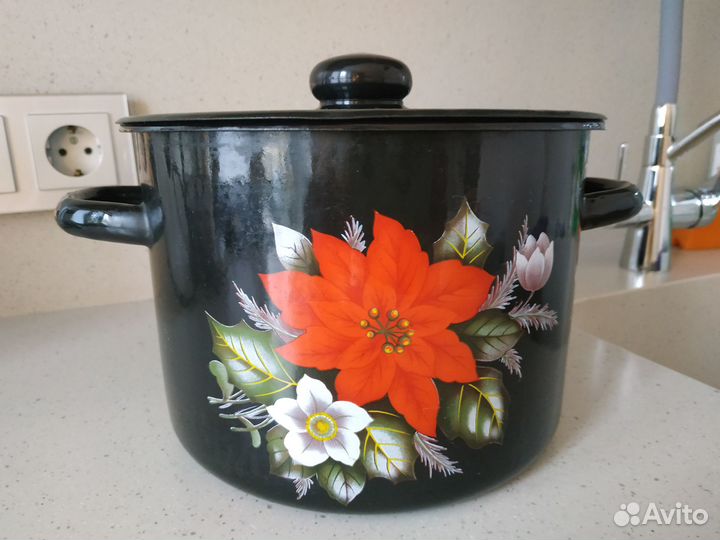 Кастрюли эмалированные посуда