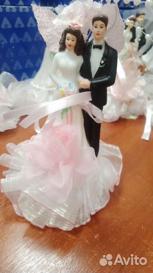Свадебные фигурки на торт