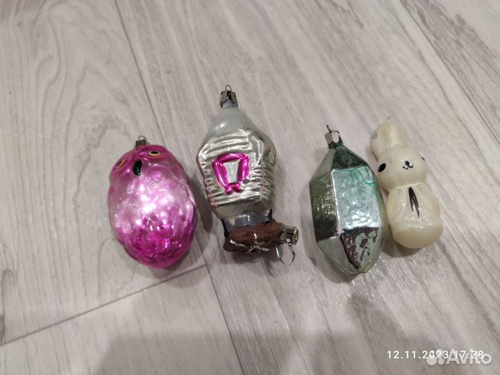 Елочные игрушки СССР