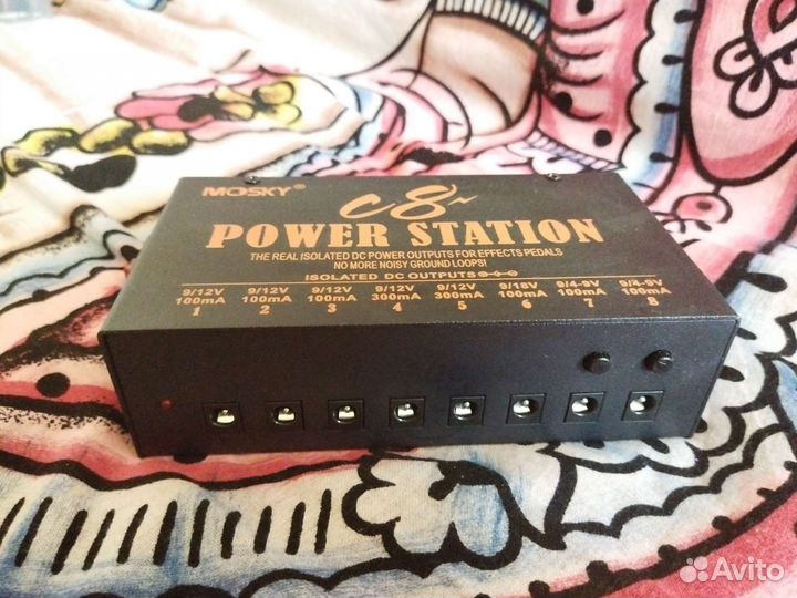Mosky C8 Power Station питание гитарных педалей