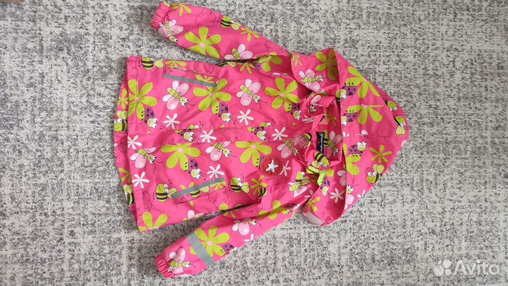 Теплая ветровка на девочку