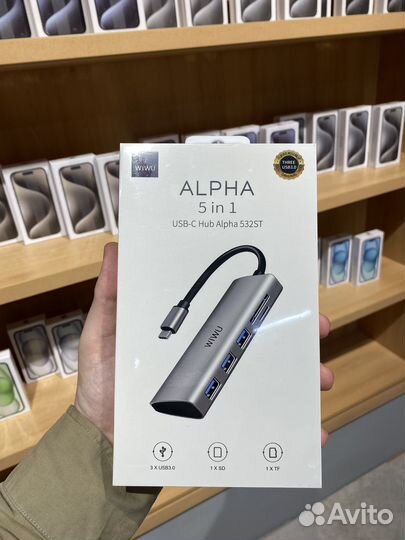 Хаб WiWU Alpha 5 в 1