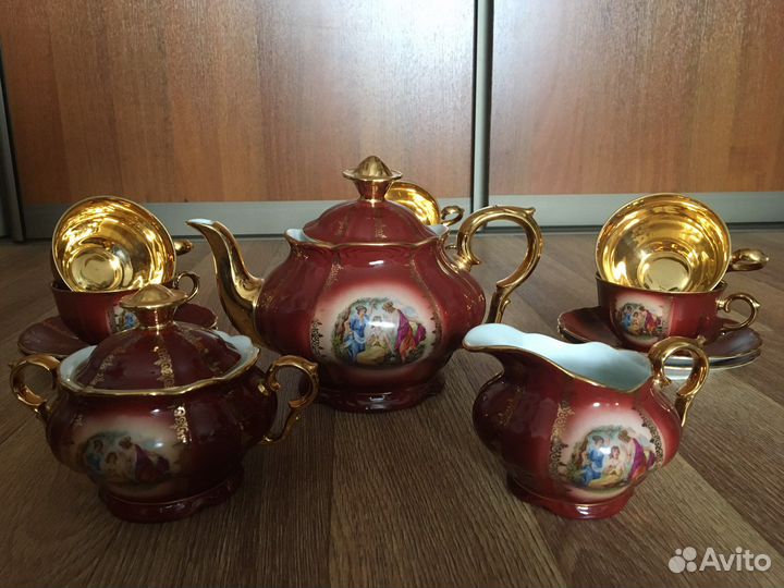 Чешский чайный сервиз 