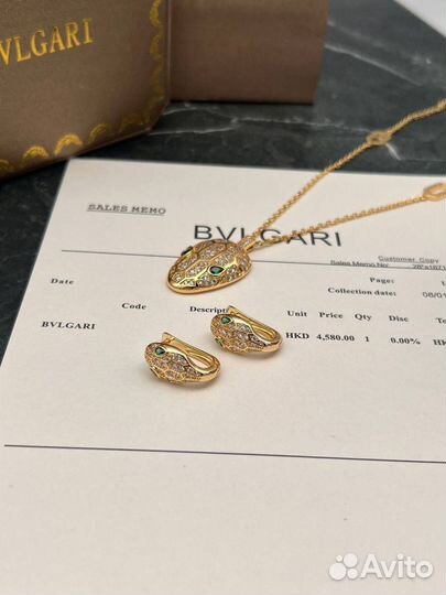 Комплект украшений Bvlgari