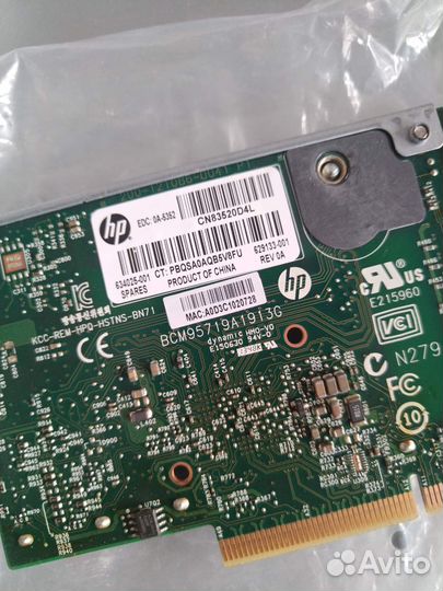 Сетевая карта HP 331FLR 4port 1Gb 629133-001