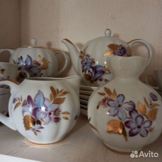 Сервиз чайный лфз Золотые лепестки.Попредметно