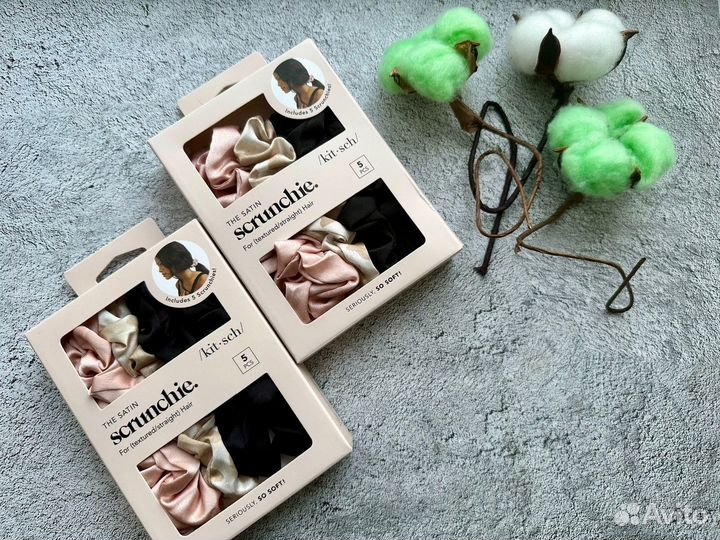 Kitsch Satin Sleep Scrunchies 790