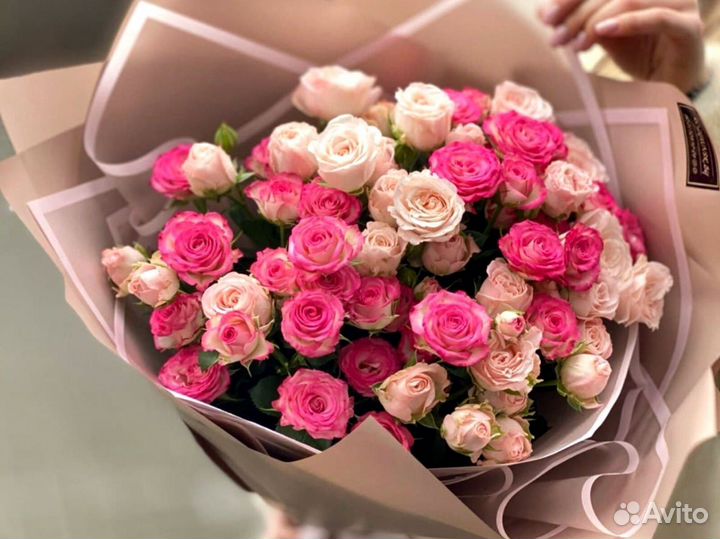 Кустовые розы с гарантией