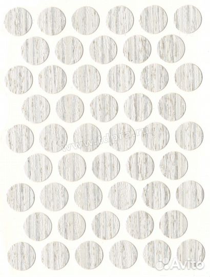 Заглушка самоклеящаяся d14мм сосна беленая 50 шт