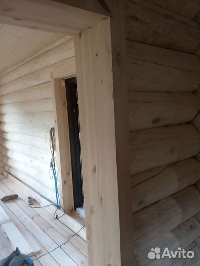 Шлифовка сруба.Конопатка.Теплый шов