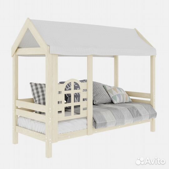 Кровать детская с крышей