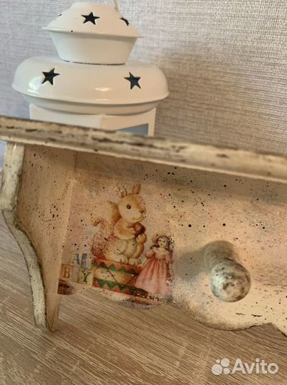 Вешалка декупаж